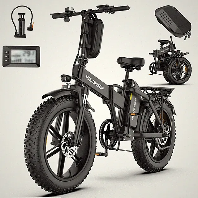 20" Fat Tire Foldable Bike 750W Motor City e bike 48V 25Ah Bicycle for Adults