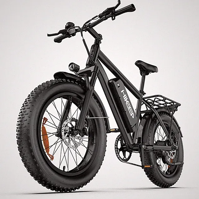 26" x 4.0 Electric Mountain Bike Fat Tire 1500W Peak Ebike 48V 15.6Ah for Adults