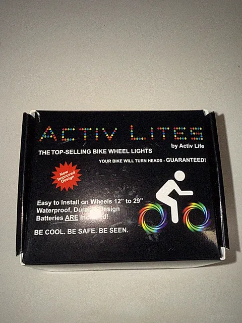 Active Life Bicycle Spoke Lights Fun Accessory for Cool Beach Cruisers