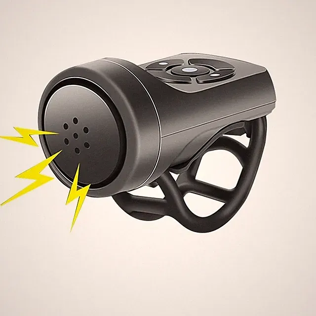 Bicycle Charging Horn Super Loud Bells Mountain Bike Electric MTB USB Charge US