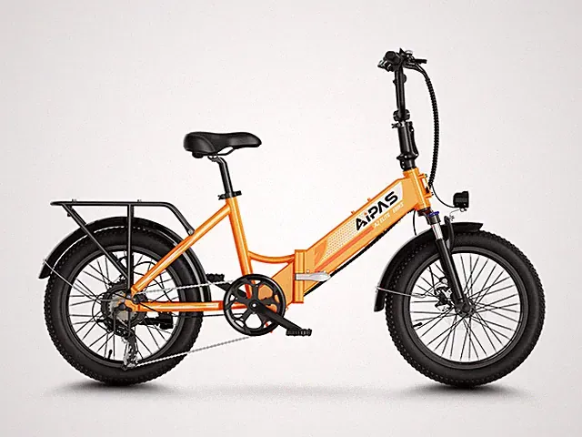 Folding E-Bike 750W 48V 12.8Ah 20" Fat Tire Electric Bike 62 Miles Range Adult