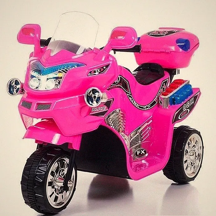 Motorcycle Ride on Toy Battery Operated Bike Trike Rechargeable Kids Ages 2 - 3