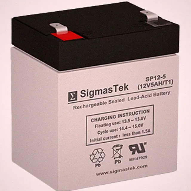 Precor Recumbent Bike C846i Gym Battery 12V 5Ah F1 SLA AGM SigmasTek Replacement