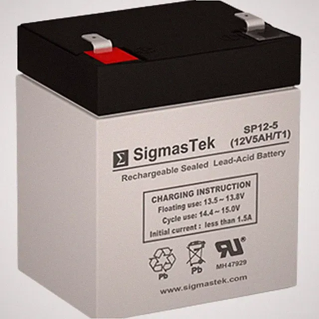SigmasTek SP12-5 (T1) SLA Replacement for Precor Recumbent Bike C846 Gym Battery