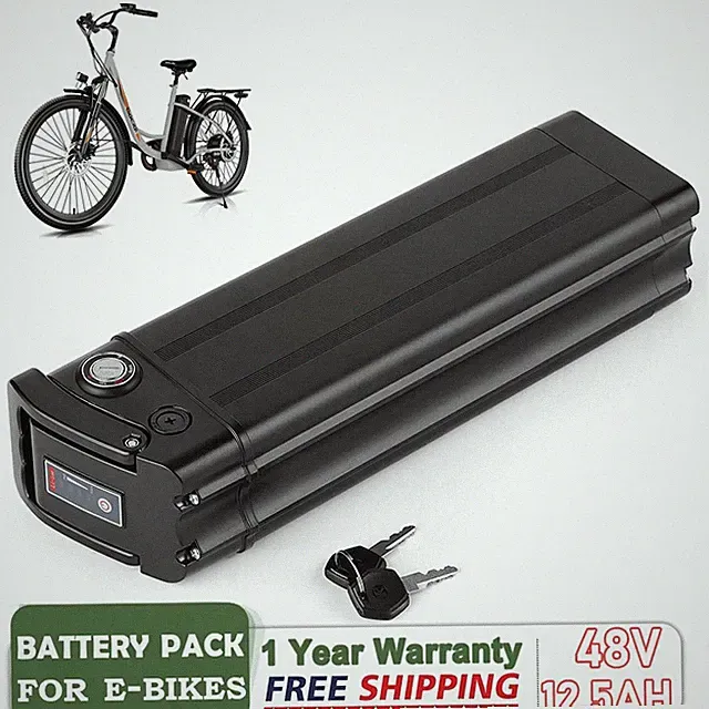 Silverfish E Bike Battery 48V 12.5Ah Lithium Battery FOR ANCHEER Gocio Cruiser
